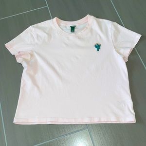 Wild Fable Women’s Short Sleeves Shrunken Boxy T-Shirt